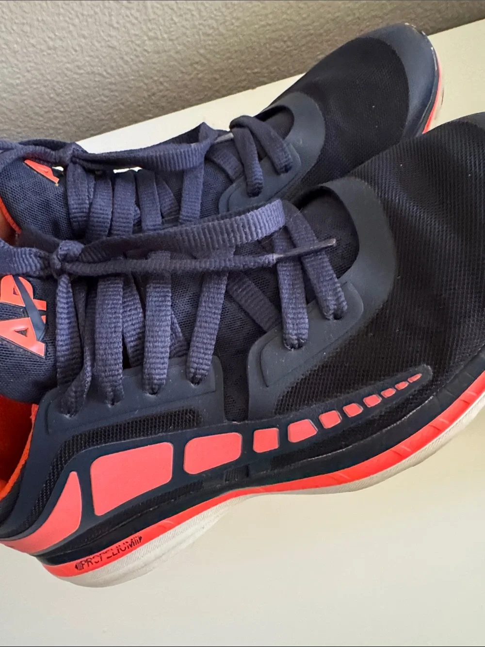 APL Navy and Coral Performance Running Shoes
